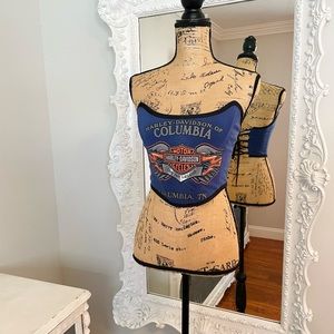 Harley-Davidson Blue Crop Top